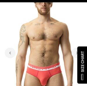 NASTY PIG coral Commander classic brief sized Small. Still in package.